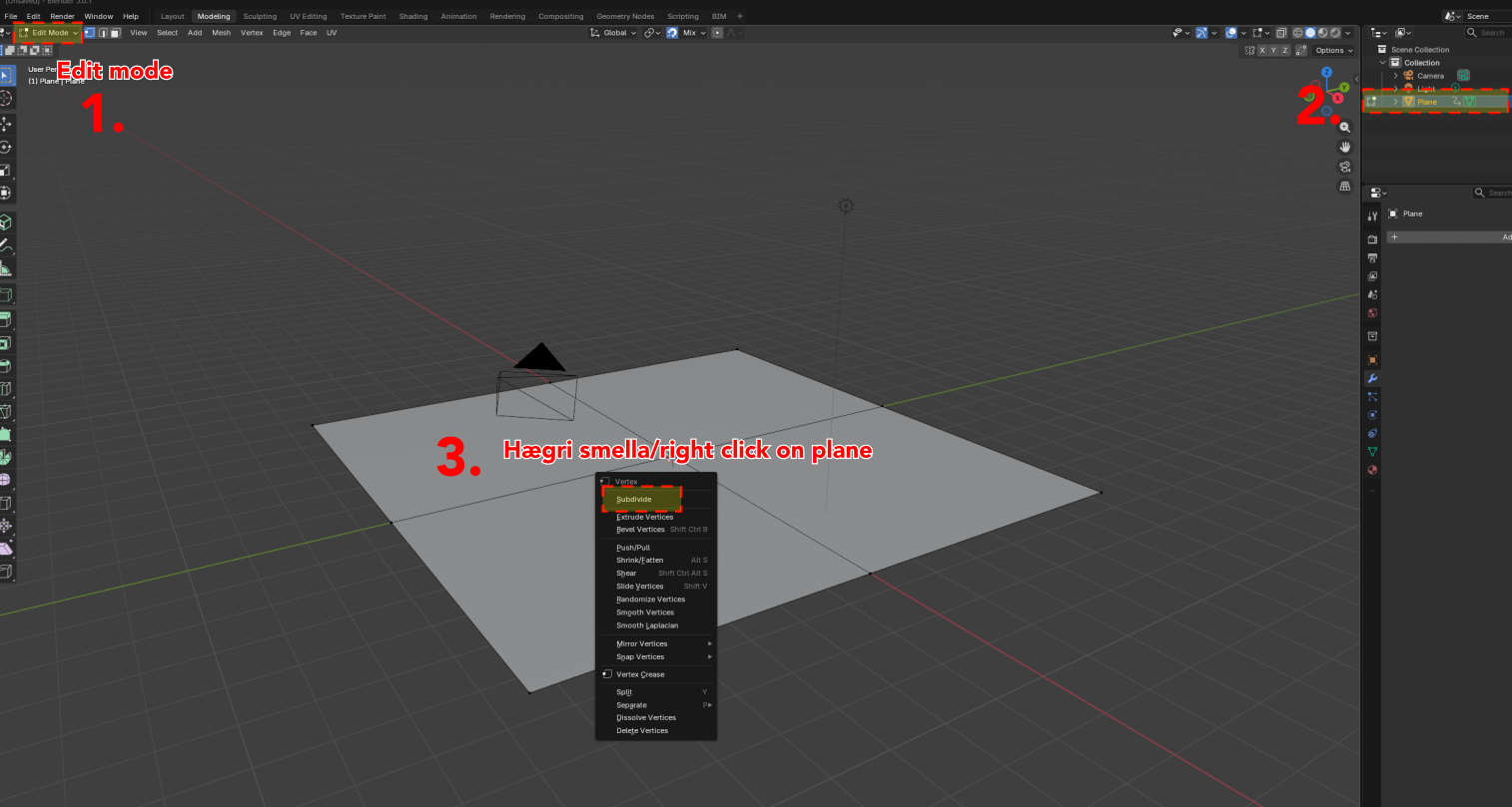 subdivide